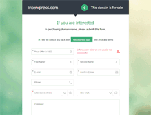 Tablet Screenshot of interxpress.com